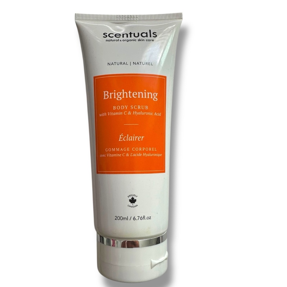 SCENTUALS NEW SEALED Brightening Body Scrub  6.76 oz
